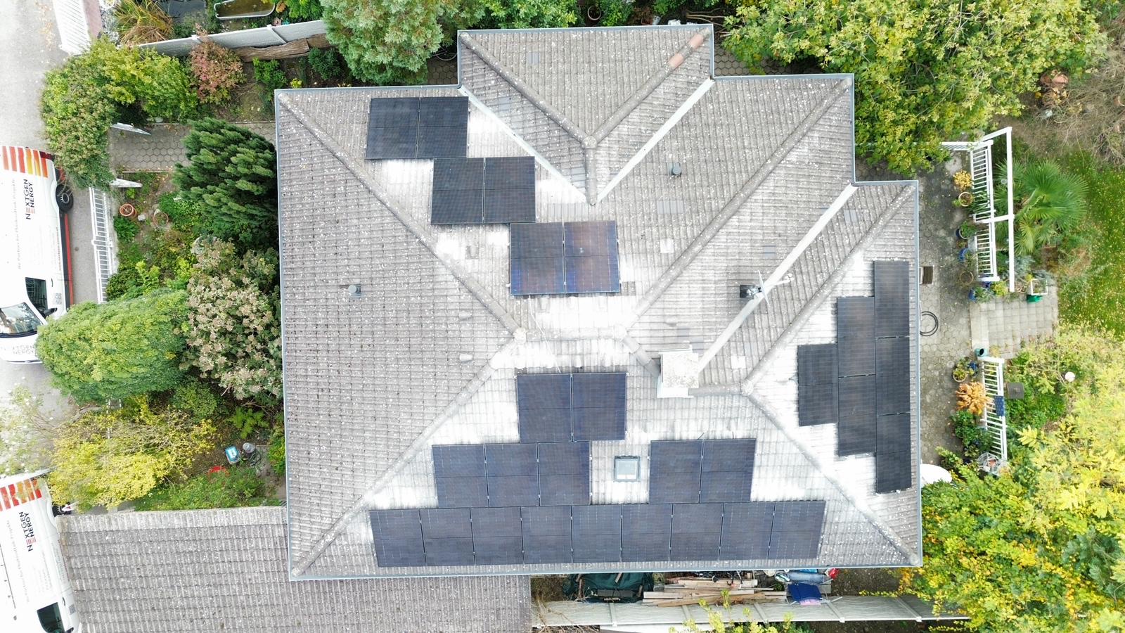 Solaranlage auf Satteldach